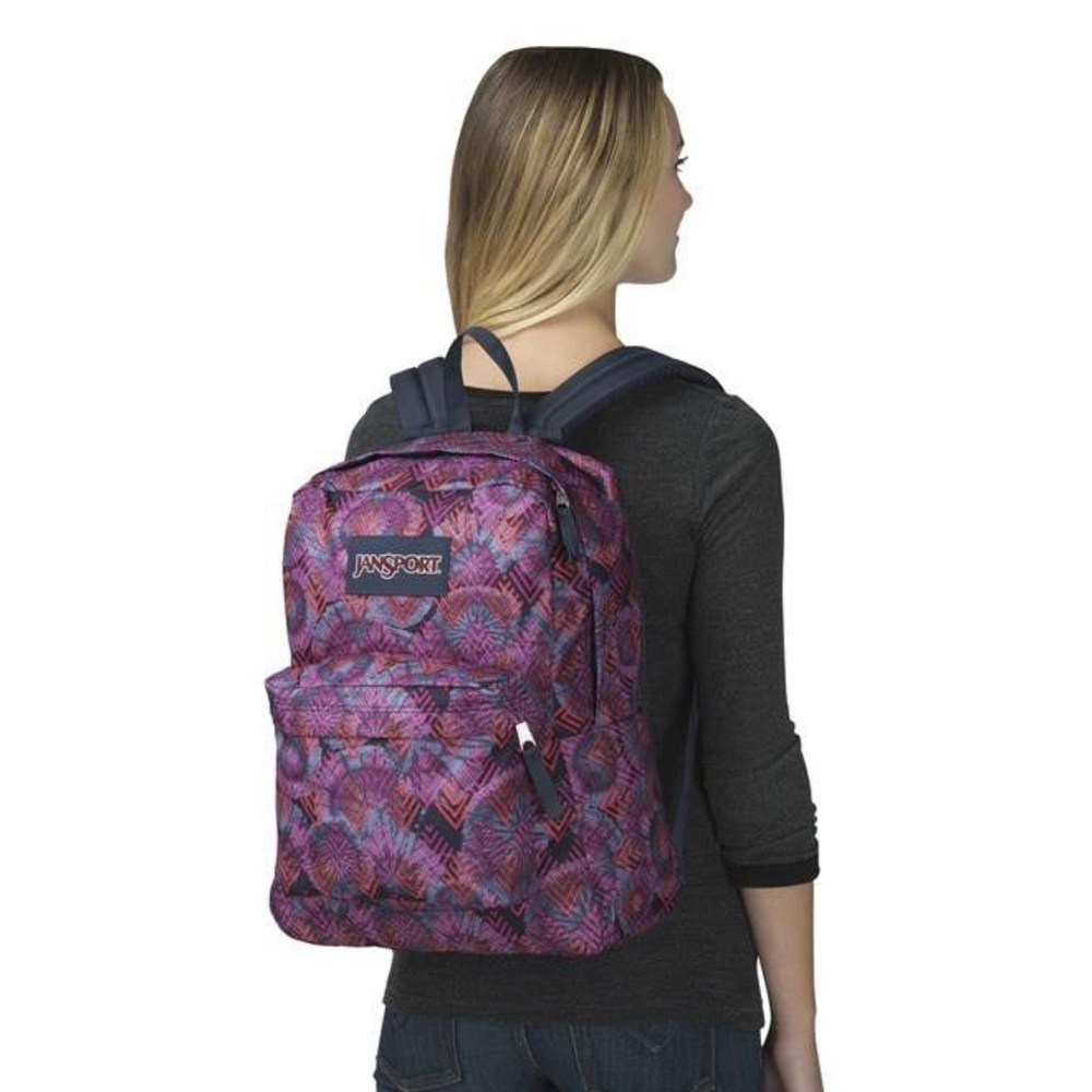 JanSport SUPERBREAK BACKPACK -MULTI DIAMOND ARROWS